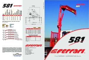 हाइड्रोलिक लोडिंग क्रेन Ferrari® 581 A2 