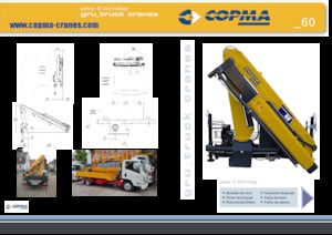 हाइड्रोलिक लोडिंग क्रेन COPMA 2000 60.2