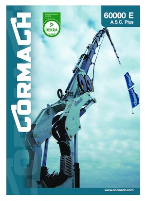 हाइड्रोलिक लोडिंग क्रेन Cormach 60000 E8F64 A.S.C. Plus
