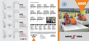 हाइड्रोलिक लोडिंग क्रेन Amco Veba 602T-1 S