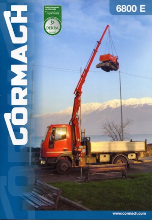 हाइड्रोलिक लोडिंग क्रेन Cormach 6800 E3