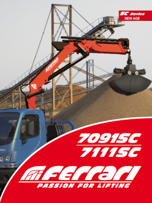 हाइड्रोलिक लोडिंग क्रेन Ferrari® 7091SC A2 