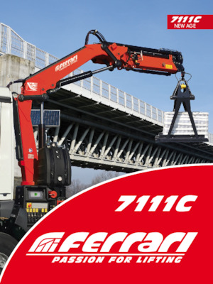 हाइड्रोलिक लोडिंग क्रेन Ferrari® 7111C A4 