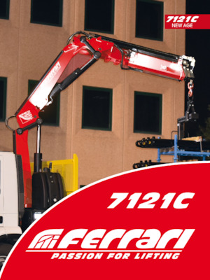 हाइड्रोलिक लोडिंग क्रेन Ferrari® 7121C A1 