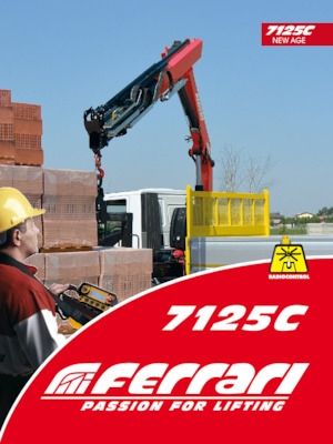 हाइड्रोलिक लोडिंग क्रेन Ferrari® 7125C A4 