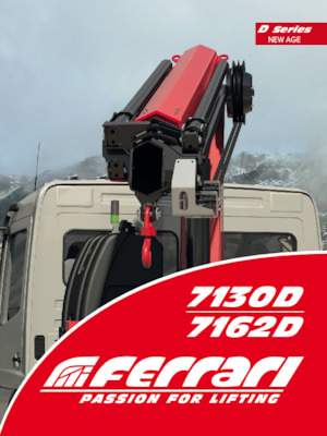 हाइड्रोलिक लोडिंग क्रेन Ferrari® 7130D A4 