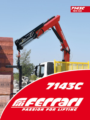हाइड्रोलिक लोडिंग क्रेन Ferrari® 7143C A5 