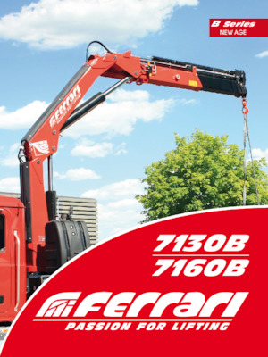 हाइड्रोलिक लोडिंग क्रेन Ferrari® 7160B A3 
