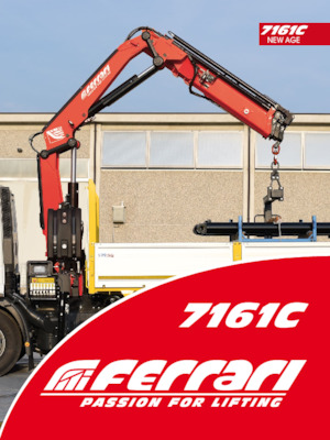 हाइड्रोलिक लोडिंग क्रेन Ferrari® 7161C A5 