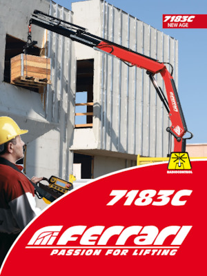 हाइड्रोलिक लोडिंग क्रेन Ferrari® 7183C A6 