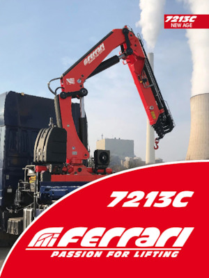 हाइड्रोलिक लोडिंग क्रेन Ferrari® 7213C A4 