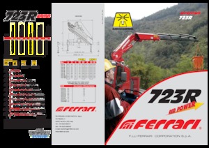 हाइड्रोलिक लोडिंग क्रेन Ferrari® 723R A8 