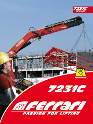 हाइड्रोलिक लोडिंग क्रेन Ferrari® 7231C A2 