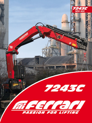 हाइड्रोलिक लोडिंग क्रेन Ferrari® 7243C A6 