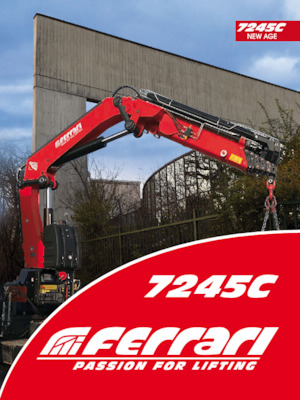 हाइड्रोलिक लोडिंग क्रेन Ferrari® 7245C A8 