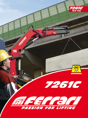 हाइड्रोलिक लोडिंग क्रेन Ferrari® 7261C A4 J3 