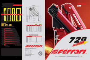 हाइड्रोलिक लोडिंग क्रेन Ferrari® 729R A7 