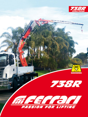 हाइड्रोलिक लोडिंग क्रेन Ferrari® 738R A2 