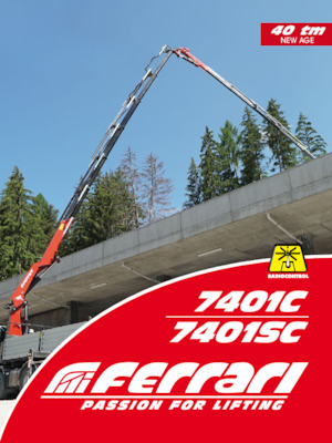 हाइड्रोलिक लोडिंग क्रेन Ferrari® 7401C A8