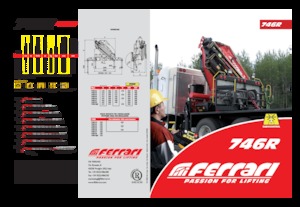 हाइड्रोलिक लोडिंग क्रेन Ferrari® 746R A3 