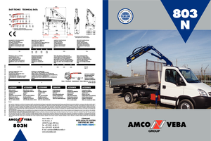 हाइड्रोलिक लोडिंग क्रेन Amco Veba 803N-1 S