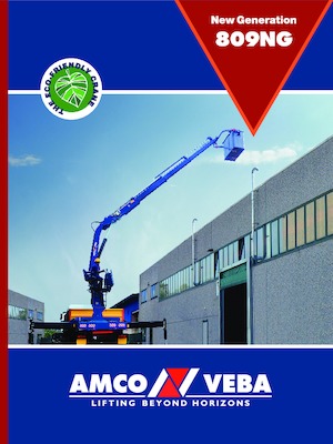 हाइड्रोलिक लोडिंग क्रेन Amco Veba 809NG-2 S