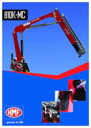 हाइड्रोलिक लोडिंग क्रेन HMF 810-K3