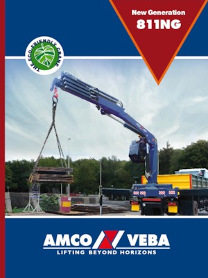 हाइड्रोलिक लोडिंग क्रेन Amco Veba 811NG-2 S