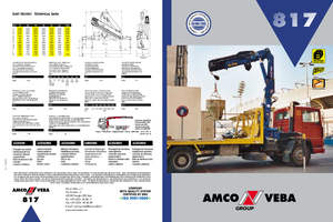 हाइड्रोलिक लोडिंग क्रेन Amco Veba 817-5 S