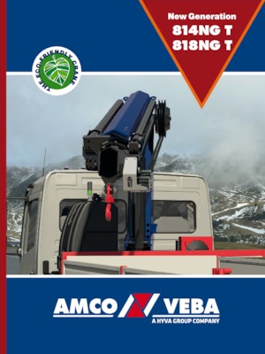 हाइड्रोलिक लोडिंग क्रेन Amco Veba 818NGT-2 S 