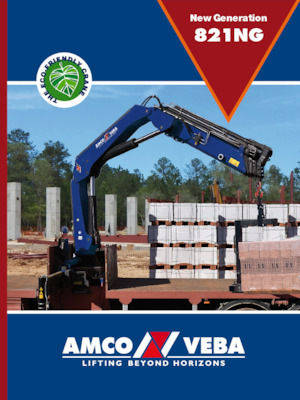 हाइड्रोलिक लोडिंग क्रेन Amco Veba 821NG-3 S