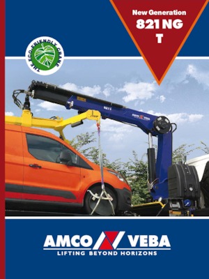 हाइड्रोलिक लोडिंग क्रेन Amco Veba 821NGT-3 S 