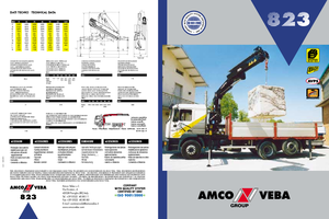 हाइड्रोलिक लोडिंग क्रेन Amco Veba 823-6 S