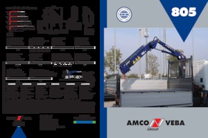 हाइड्रोलिक लोडिंग क्रेन Amco Veba 905-3 S