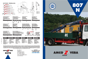 हाइड्रोलिक लोडिंग क्रेन Amco Veba 907NT-3 S 