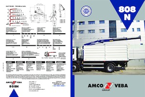 हाइड्रोलिक लोडिंग क्रेन Amco Veba 908N-3 S