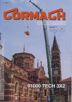 हाइड्रोलिक लोडिंग क्रेन Cormach 91000 Tech 3x2