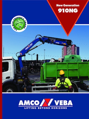 हाइड्रोलिक लोडिंग क्रेन Amco Veba 910NG-2 S 
