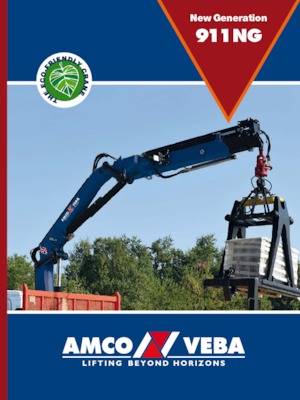 हाइड्रोलिक लोडिंग क्रेन Amco Veba 911NG-5 S 