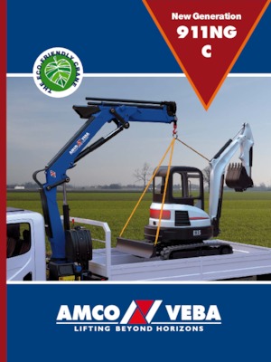 हाइड्रोलिक लोडिंग क्रेन Amco Veba 911NGC-3 S 