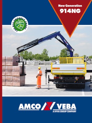 हाइड्रोलिक लोडिंग क्रेन Amco Veba 914NG-4 S 