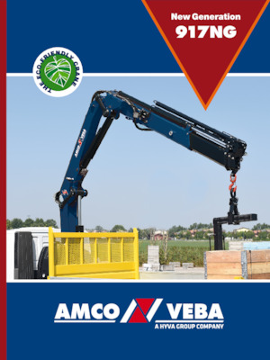 हाइड्रोलिक लोडिंग क्रेन Amco Veba 917NG-3S J3