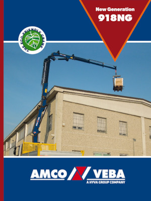 हाइड्रोलिक लोडिंग क्रेन Amco Veba 918NG-3 S J3
