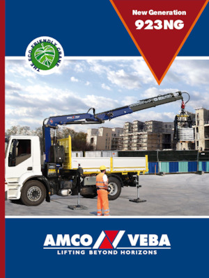 हाइड्रोलिक लोडिंग क्रेन Amco Veba 923NG-4 SJ3 