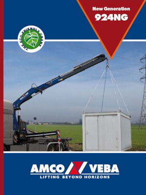 हाइड्रोलिक लोडिंग क्रेन Amco Veba 924NGC-2 S 