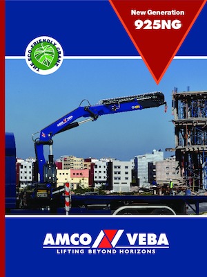 हाइड्रोलिक लोडिंग क्रेन Amco Veba 925NG-6 SJ2 