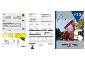 हाइड्रोलिक लोडिंग क्रेन Amco Veba 933-3 S