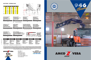 हाइड्रोलिक लोडिंग क्रेन Amco Veba 946-7 S Basic