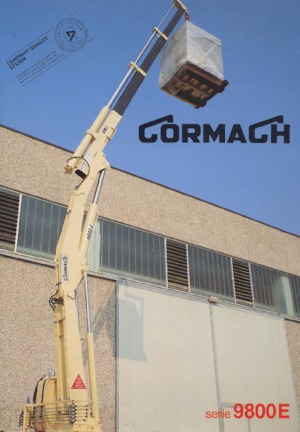 हाइड्रोलिक लोडिंग क्रेन Cormach 9800 E2