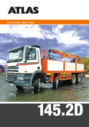 हाइड्रोलिक लोडिंग क्रेन Atlas AK 145.2 D A2